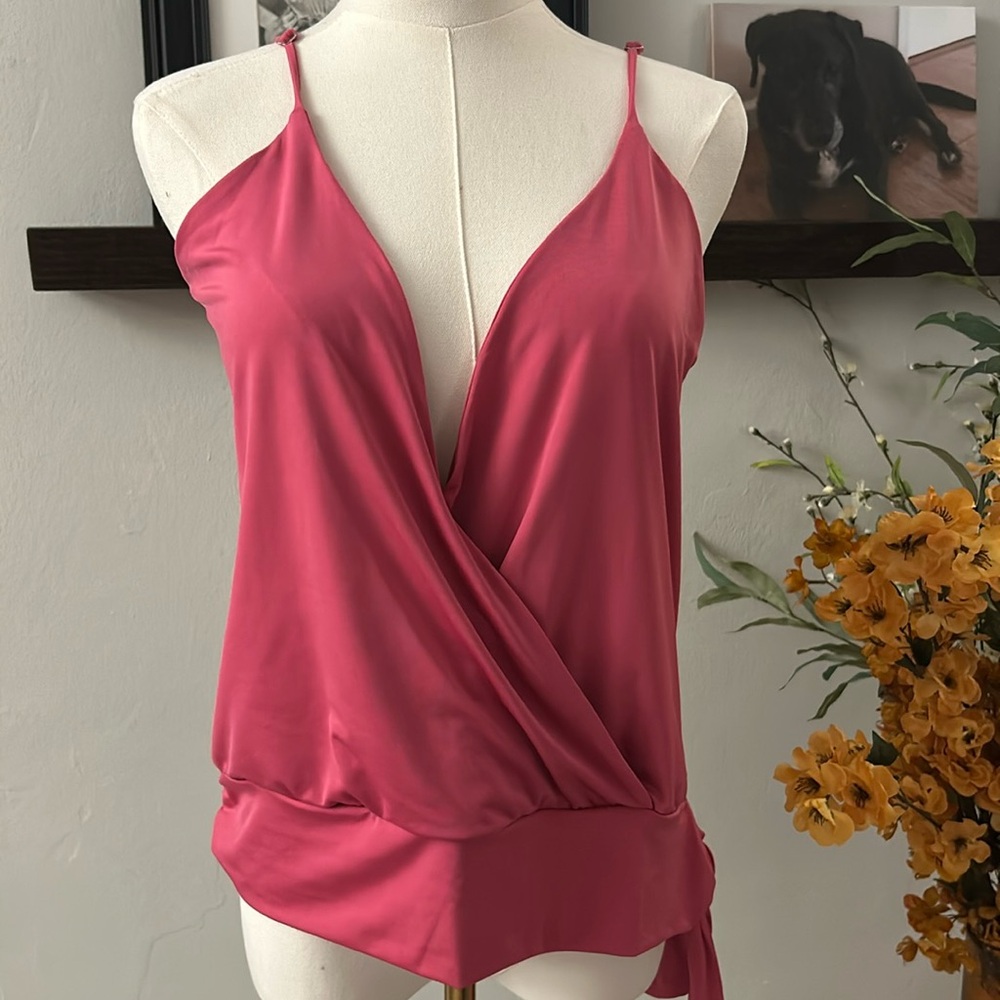 BNWT Faux Wrap shirt